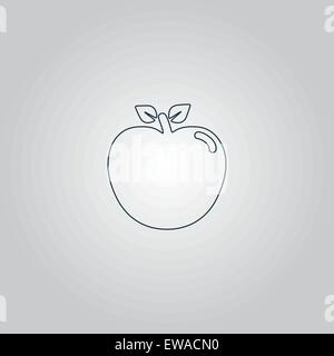 Apple - icona del vettore Illustrazione Vettoriale