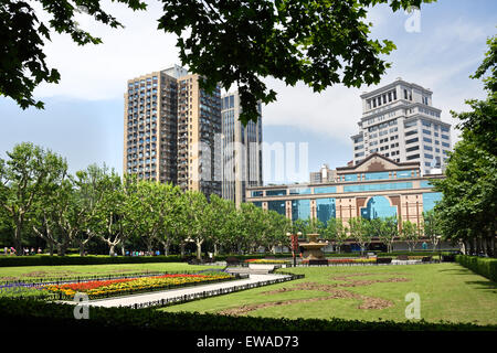 Fuxing Park Shanghai Concessione Francese Luwan District Shanghai in Cina Foto Stock