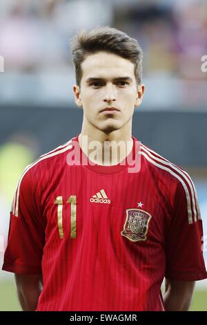 Leon, Spagna. 30 Mar, 2015. Denis Suarez (ESP) Calcio/Calcetto : sotto 21 International amichevole tra Spagna 4-0 la Bielorussia a Estadio Municipal Reino de Leon a Leon, Spagna . © Mutsu Kawamori/AFLO/Alamy Live News Foto Stock