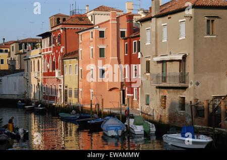 Chioggia, città della laguna sud di Venezia ( Italia ) Foto Stock