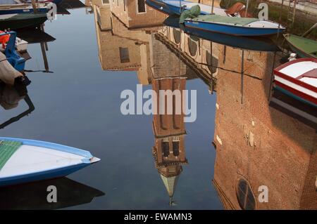 Chioggia, città della laguna sud di Venezia ( Italia ) Foto Stock