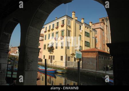 Chioggia, città della laguna sud di Venezia ( Italia ) Foto Stock