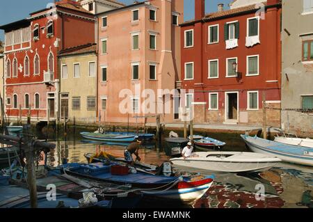 Chioggia, città della laguna sud di Venezia ( Italia ) Foto Stock