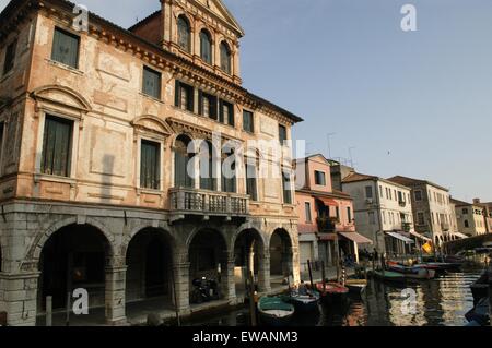 Chioggia, città della laguna sud di Venezia ( Italia ) Foto Stock