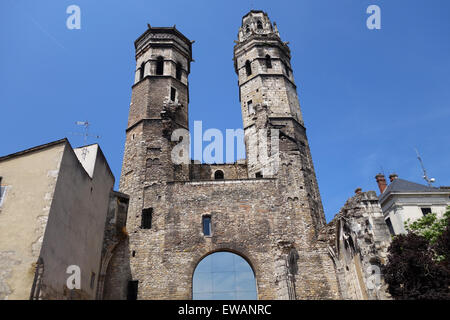 Macon rovine della cattedrale in Francia Cathedrale le Vieux Saint-Vincent Foto Stock