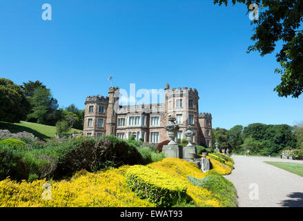 Montare Edgeumbe house, Cornwall, Regno Unito Foto Stock