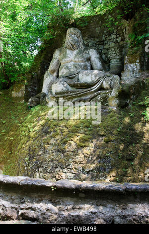 Il Sacro Bosco di Bomarzo, Viterbo, Lazio, Italia Foto Stock