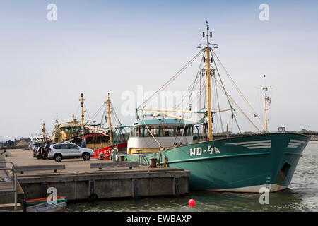 Irlanda, Co Wexford e la cittadina di Wexford, le navi per la pesca a strascico ormeggiati alla Custom House Quay Foto Stock