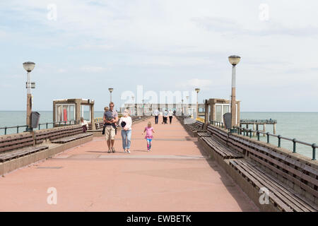 Il molo a trattare nel Kent, Inghilterra Foto Stock