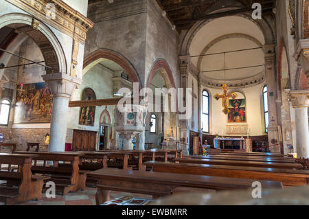 Chiesa di San Giacomo dall' Orio Venezia Venezia Italia Foto Stock