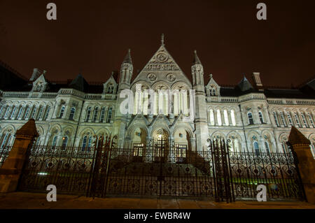 Arkwright Edificio, Nottingham City di notte, Nottinghamshire England Regno Unito Foto Stock