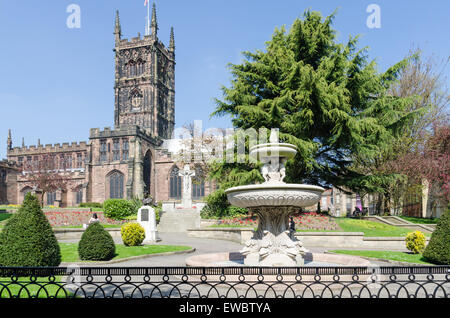 San Pietro Chiesa Collegiata in Queen Square, Wolverhampton Foto Stock