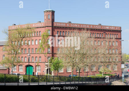 La Chubb edifici nella friggitrice Street, Wolverhampton costruito nel 1899 per la Chubb & Sons Lock e società di sicurezza Foto Stock