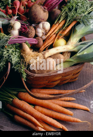 Un assortimento di verdure fresche. Foto Stock