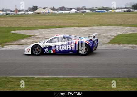 La McLaren F1 GTR essendo dimostrato al Goodwood Assemblea dei Soci Foto Stock