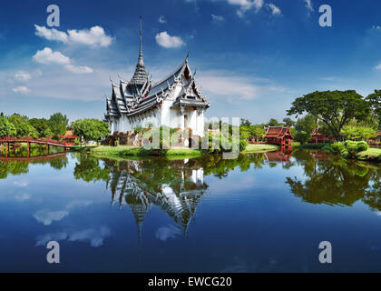 Sanphet Prasat Palace, antica città di Bangkok, Tailandia Foto Stock