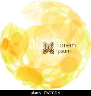 Sfera. Abstract illustrazione vettoriale. Possono essere utilizzati per la commercializzazione, sito web, la stampa e la presentazione. Illustrazione Vettoriale