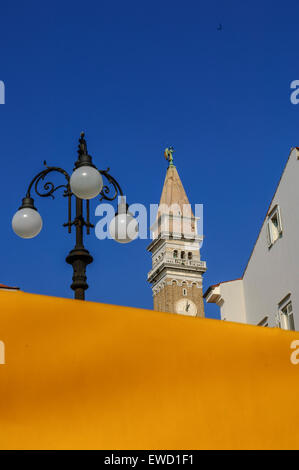 La chiesa di San Giorgio. Pirano. La Slovenia Foto Stock