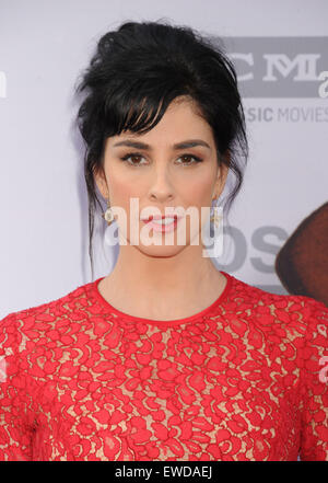 SARAH SILVERMAN US attrice cinematografica nel giugno 2015. Foto di Jeffrey Mayer Foto Stock