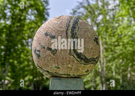 Sfera di marmo Foto Stock