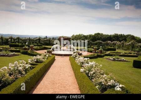 Les Jardins du Manoir d'Eyrignac Dordogne Francia Foto Stock