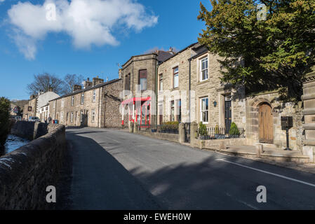 La strada principale Waddington vicino a Clitheroe Foto Stock