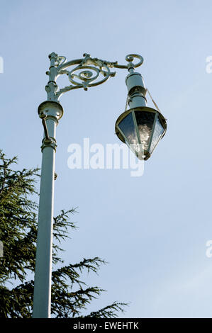 Il colonnello Crompton arc street luce lampada a Chelmsford home al Regno Unito prima dell'ingegneria elettrica funziona Foto Stock