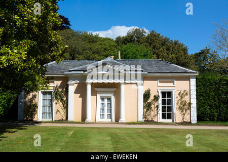 Il padiglione a Mount Edgcumbe in Cornovaglia, England, Regno Unito Foto Stock