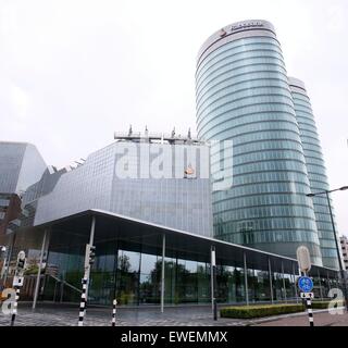 Rabobank Bestuurscentrum ufficio complesso a.k.a. A Rabotower Croeselaan 18, Utrecht, Paesi Bassi. HQ di Rabo Bank Holland Foto Stock