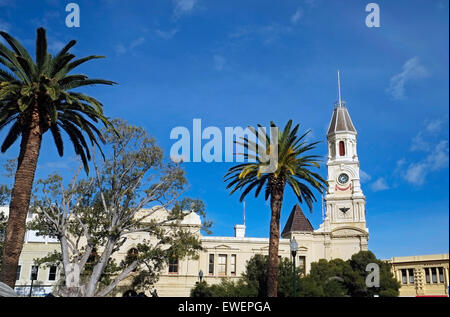 Vista di Fremantle Municipio Perth Western Australia Foto Stock