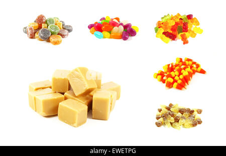 Candy Collezione di Gummies, gelatine e altri dolciumi Foto Stock