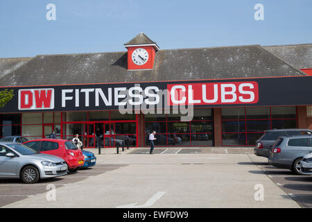 DW Club Fitness palestra edificio nel centro di Ipswich, Suffolk, Inghilterra, Regno Unito Foto Stock