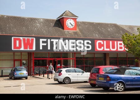 DW Club Fitness palestra edificio nel centro di Ipswich, Suffolk, Inghilterra, Regno Unito Foto Stock