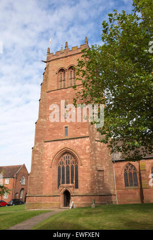 Regno Unito, Inghilterra, Shropshire, Bridgnorth, St Leonard chiesa ridondanti Foto Stock