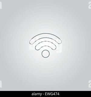 Podcast icona vettore Illustrazione Vettoriale