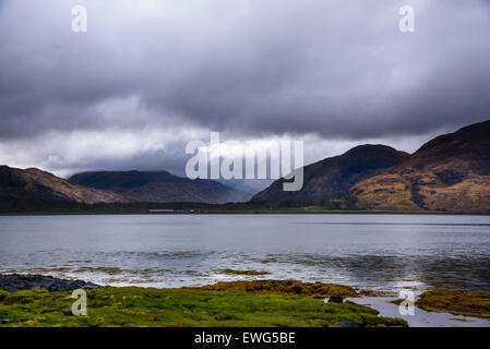 Loch na Keal, vicino Kellan, Isle of Mull, Ebridi, Argyll and Bute, Scozia Foto Stock