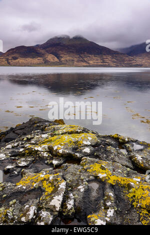 Loch na Keal, vicino Kellan, Isle of Mull, Ebridi, Argyll and Bute, Scozia Foto Stock