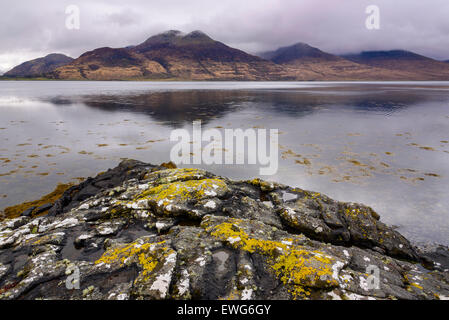 Loch na Keal, vicino Kellan, Isle of Mull, Ebridi, Argyll and Bute, Scozia Foto Stock