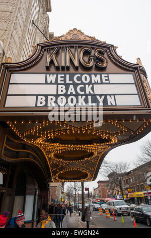 Kings Theatre tour Brooklyn New York City movie Foto Stock