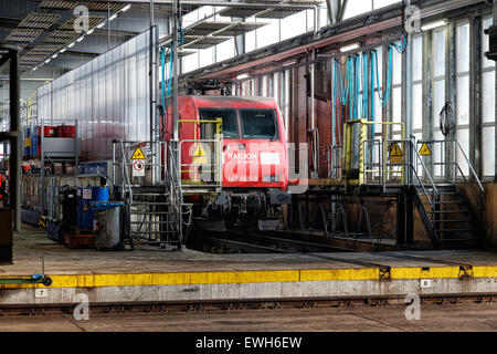 Neuseddin, Germania, DB lavori di manutenzione Neuseddin Foto Stock