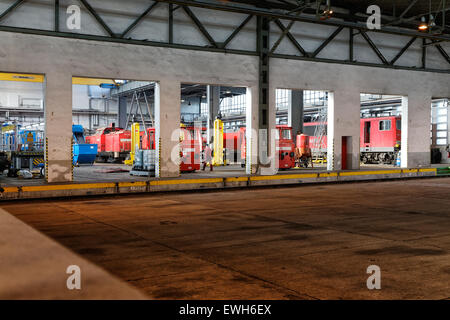 Neuseddin, Germania, DB lavori di manutenzione Neuseddin Foto Stock