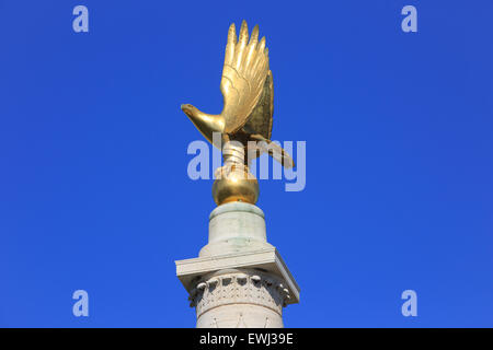 Il Maltese Falcon Memorial a La Valletta, Malta Foto Stock