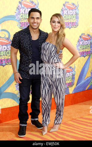 Alexa Vega al Nickelodeon la ventisettesima edizione Kids' Choice Awards tenutosi presso l'USC Galen Center di Los Angeles il 29 marzo 2014. Foto Stock