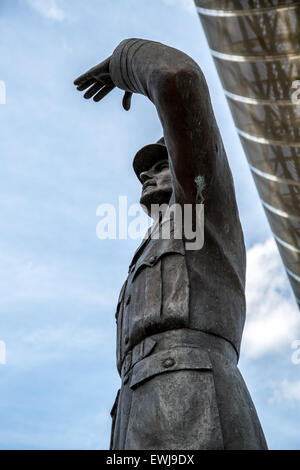 Whittle Arch in luogo del millennio Coventry city centre Foto Stock