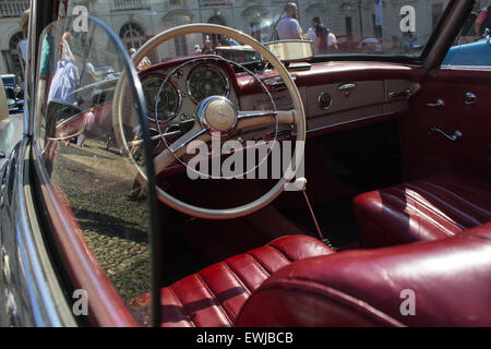 Mercedes Benz 190 SL (anno: 1959) vista interna Foto Stock