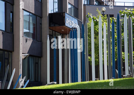 Colpo esterno dell Università di Coventry building Foto Stock