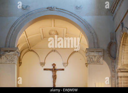 Italia Puglia Gravina in Puglia la chiesa barocca di Santa Maria delle Grazie - Particolare interno | Italia Puglia la chiesa barocca di Santa Maria delle Grazie - Particolare interno Foto Stock