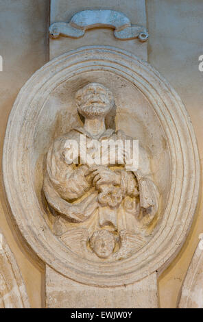 Italia Puglia Gravina in Puglia la chiesa barocca di Santa Maria delle Grazie Apostoli | Italia Puglia la chiesa barocca di Santa Maria delle Grazie - Apostoli Foto Stock