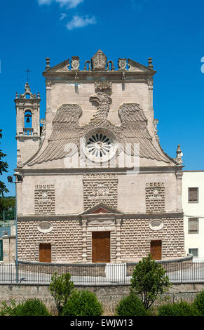 Italia Puglia Gravina in Puglia la chiesa barocca di Santa Maria delle Grazie | Italia Puglia la chiesa barocca di Santa Maria delle Grazie Foto Stock