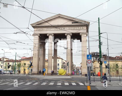 Piazza XXIV Maggio a Milano, Italia Foto Stock